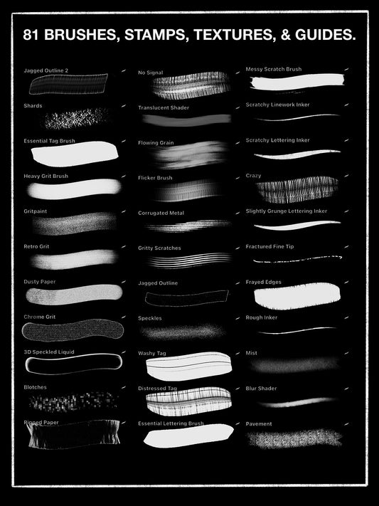 BRUTAL XL BRUSH PACK