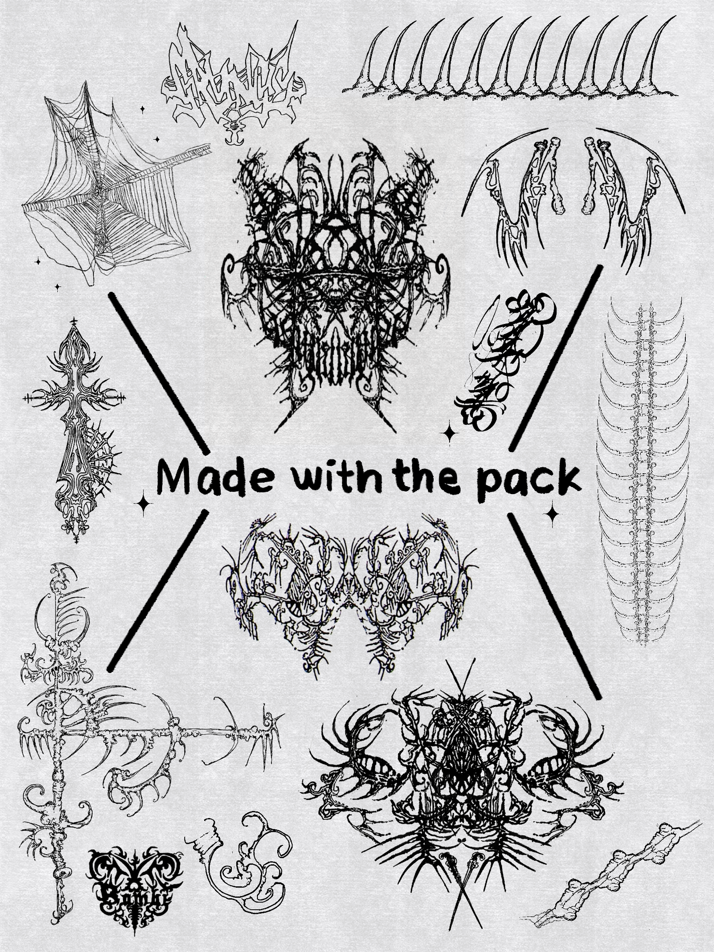 BRUTAL XL BRUSH PACK - 80+ BRUSHES