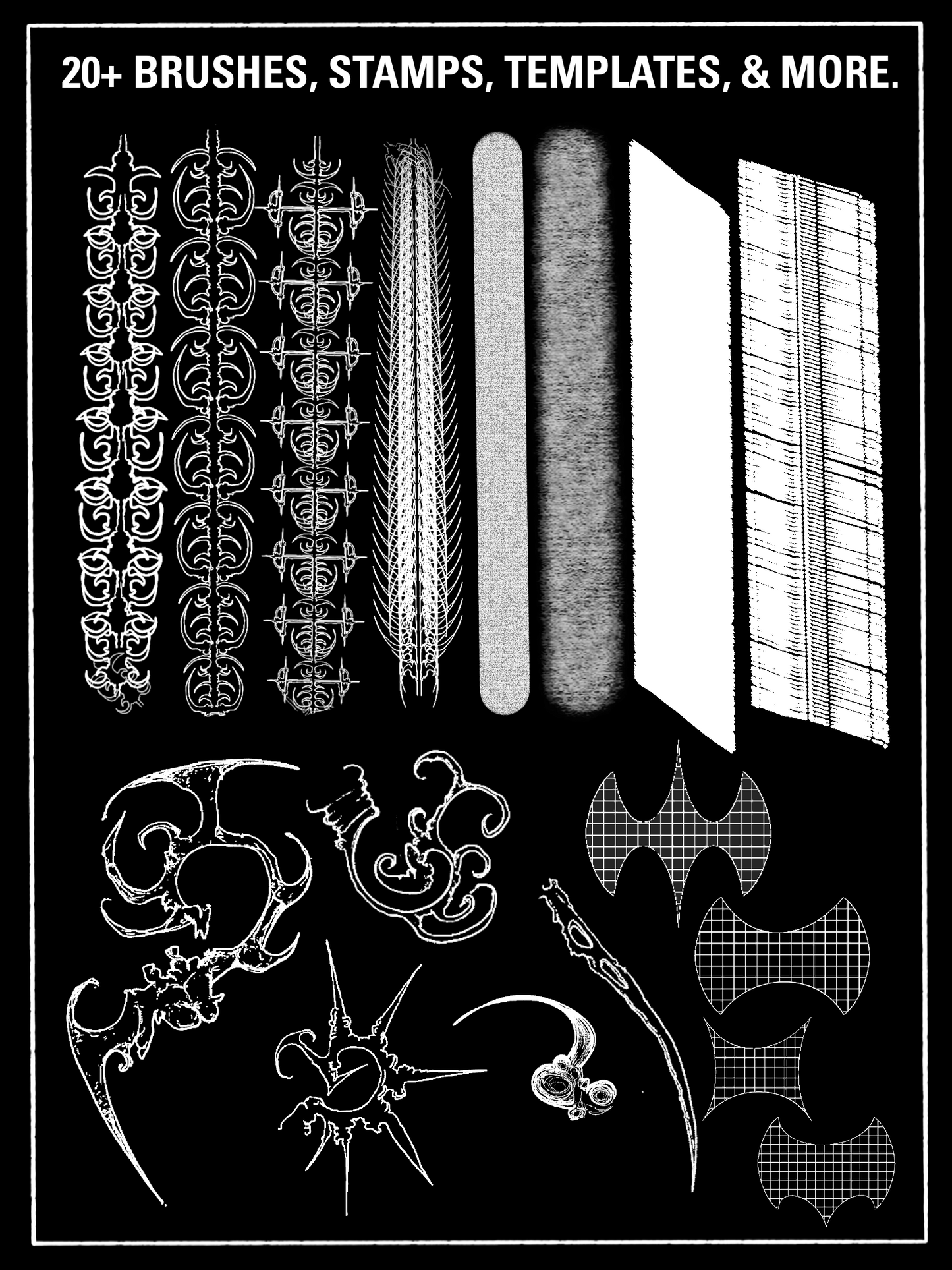 VOID Pack for Photoshop - 20 brushes