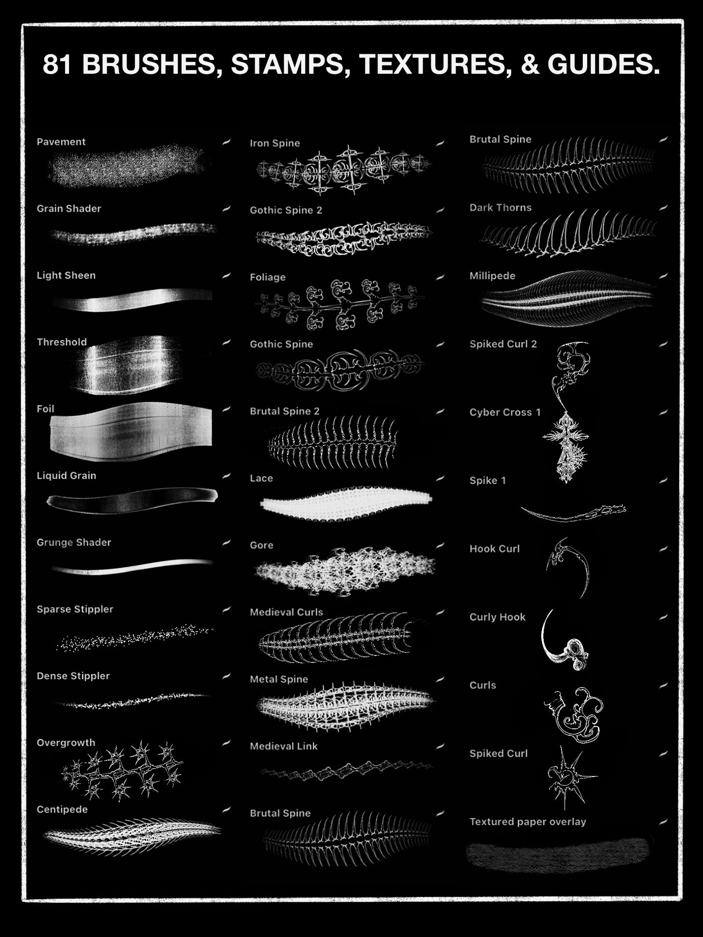 BRUTAL XL BRUSH PACK