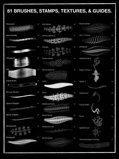 BRUTAL XL BRUSH PACK