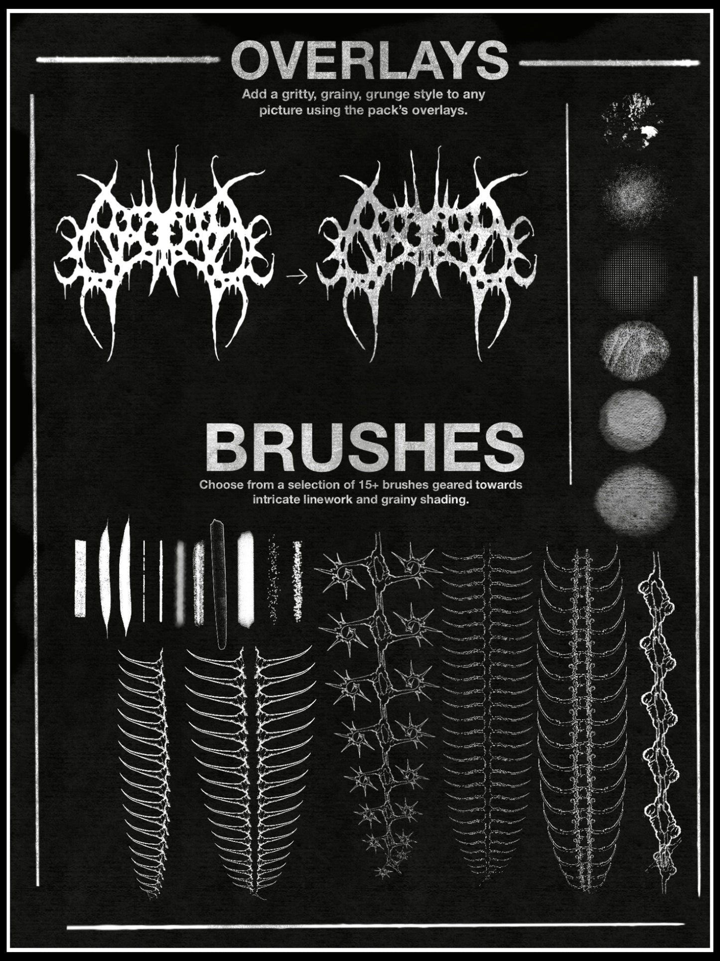 BRUTAL Brush Pack - 40 BRUSHES