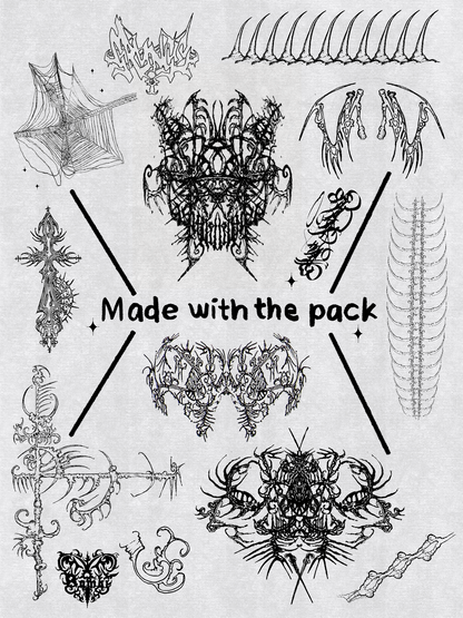 BRUTAL XL BRUSH PACK - 80+ BRUSHES