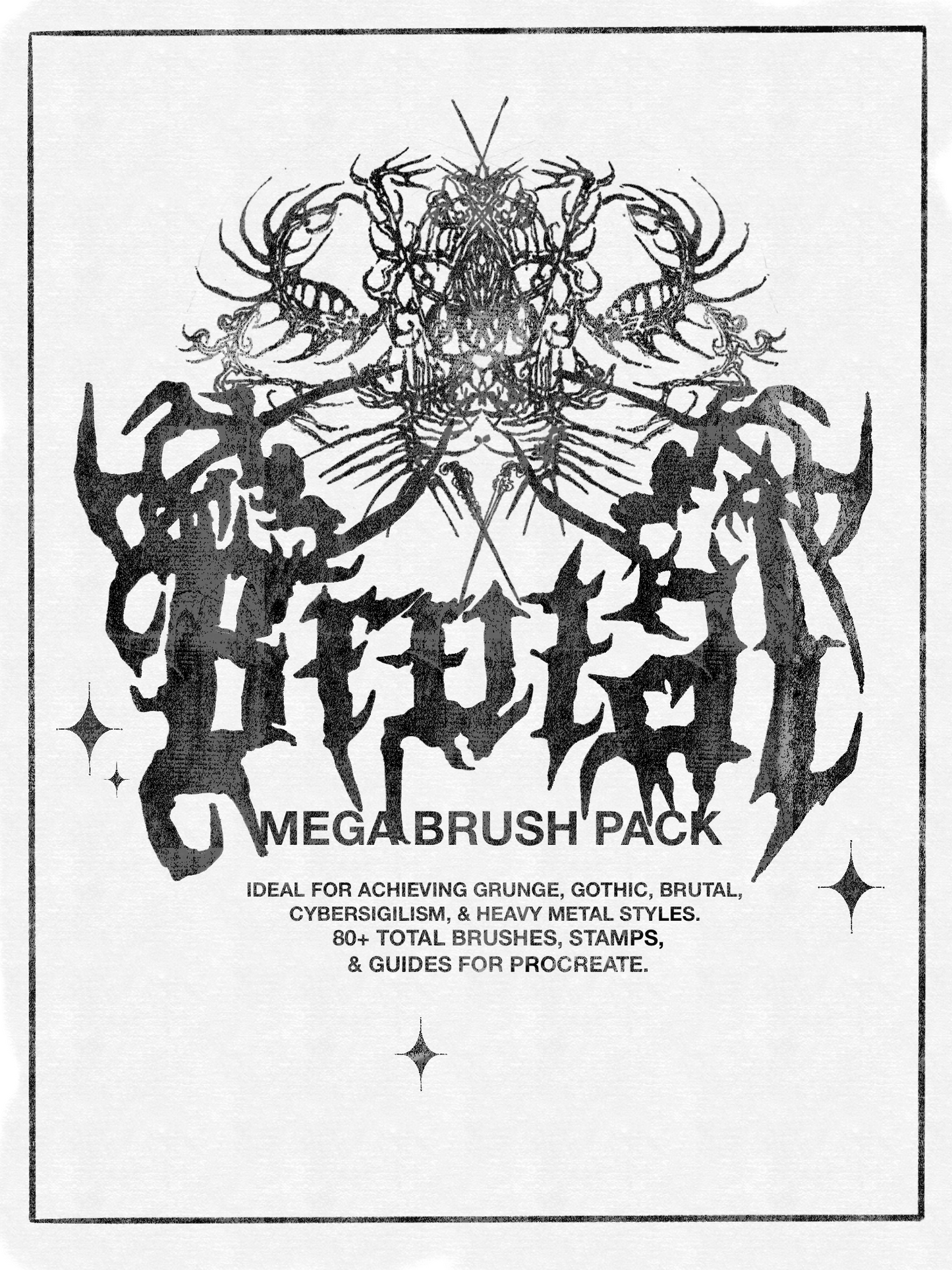BRUTAL XL BRUSH PACK - 80+ BRUSHES