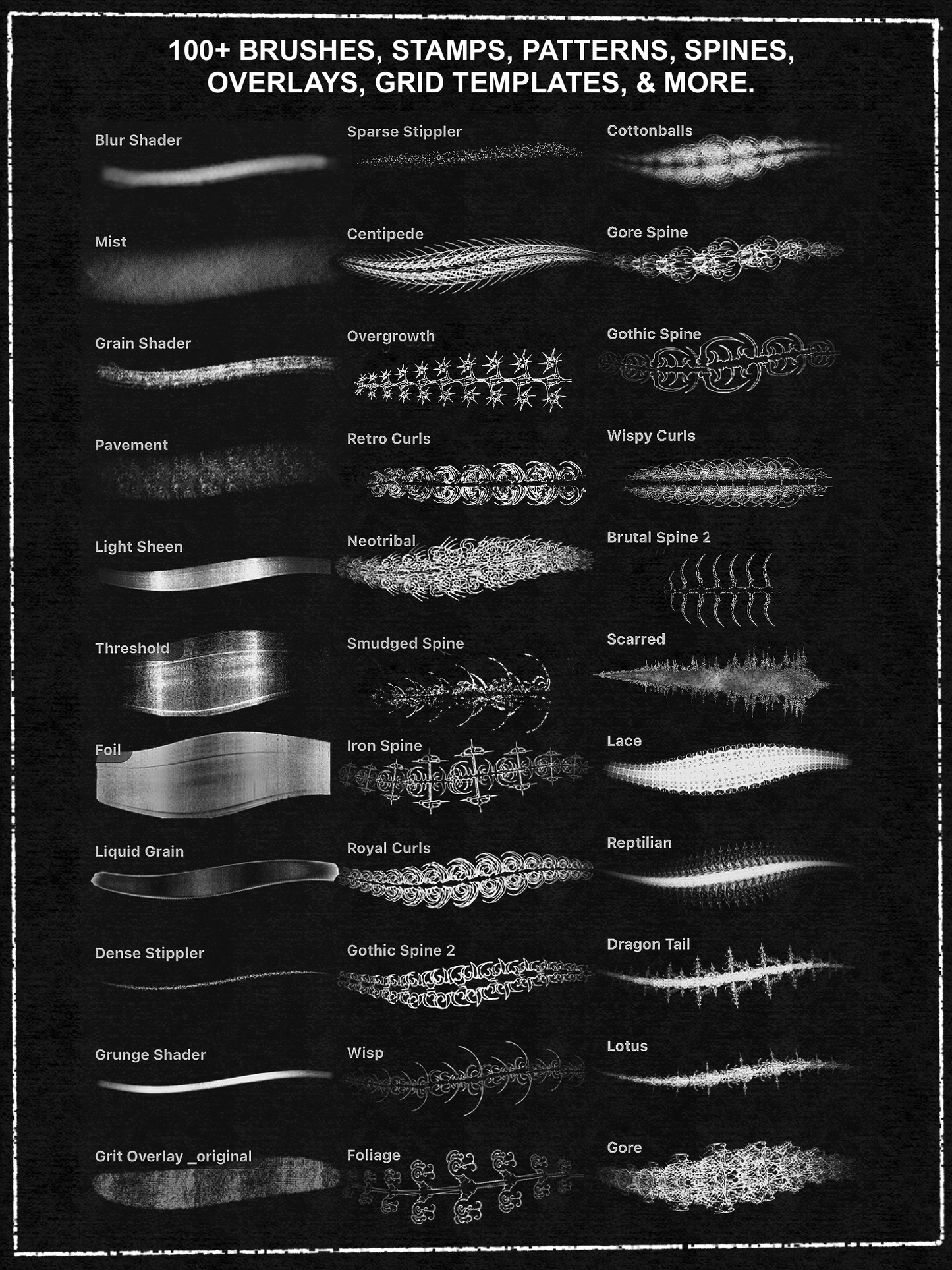 BRUTAL XXL BRUSH PACK